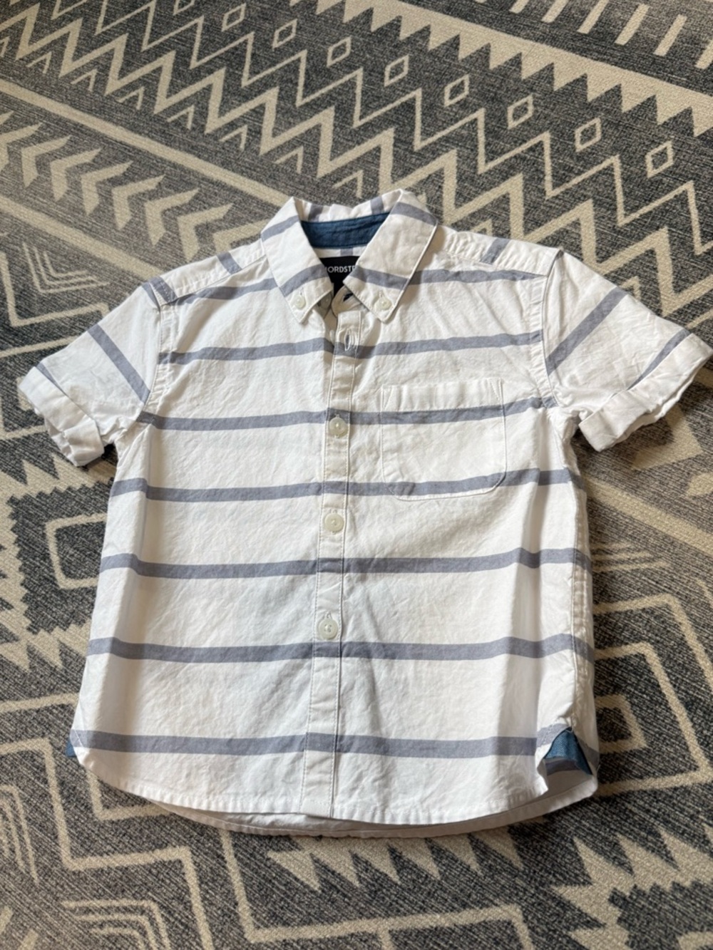 Toddler Nordstrom Striped Button Up Shirt -Size 2